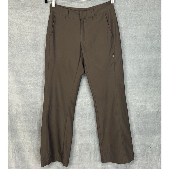 Patagonia Pants Womens 4 Brown Pockets Mid Rise Hiking Camping Outdoor Nature